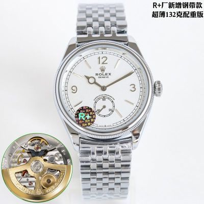 R Factory Rolex Oyster Perpetual 1908 Series 39mm Cal.7140 Movement Black/White Face Watch